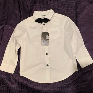 Little boys shirt with bow tie
